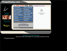 Tablet Screenshot of preachtoday.com